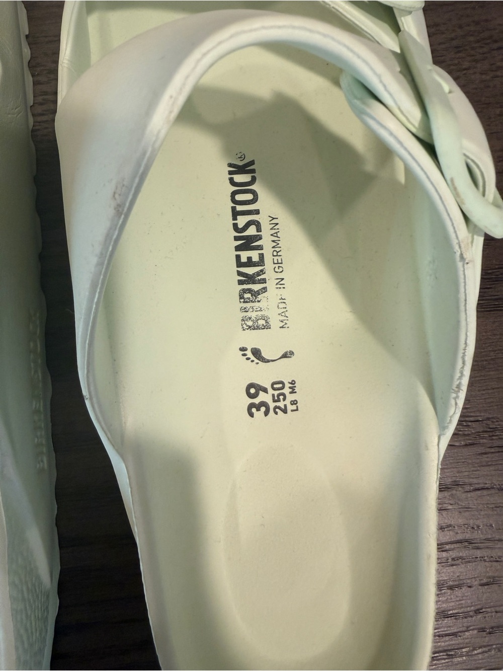 Green Birkenstock Sandals - Picture 2 of 3